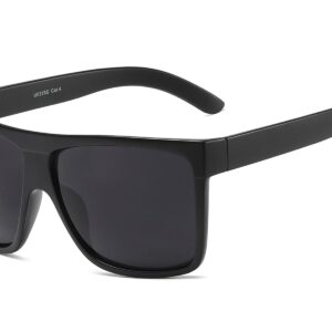 U033SD - Flat Top Smoke Sunglasses - Image 3