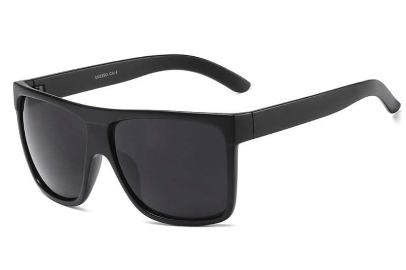 U033SD - Flat Top Smoke Sunglasses - Image 3