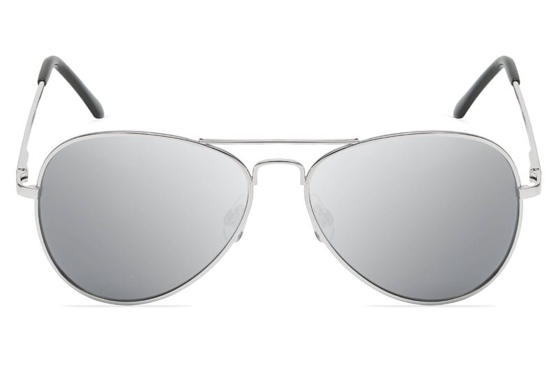 P450M - Aviator Sunglasses w/ Silver Mirrored Lens - Image 2