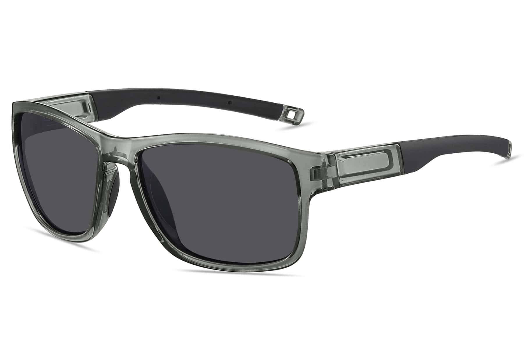 A001SD - Square Sport Sunglasses (Smoke)