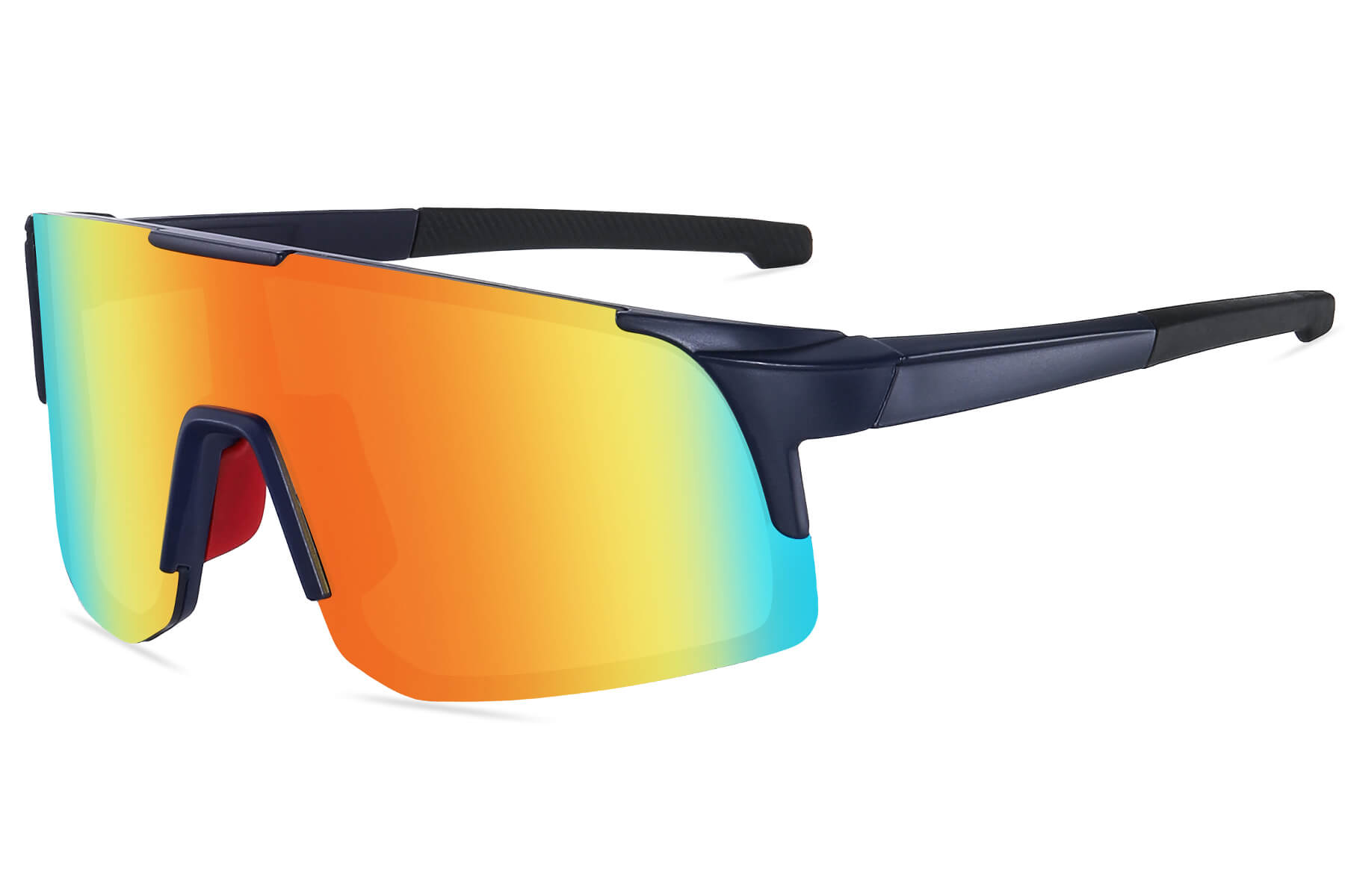 A004RV - Sport Shield Sunglasses (Enhanced Color Mirror)