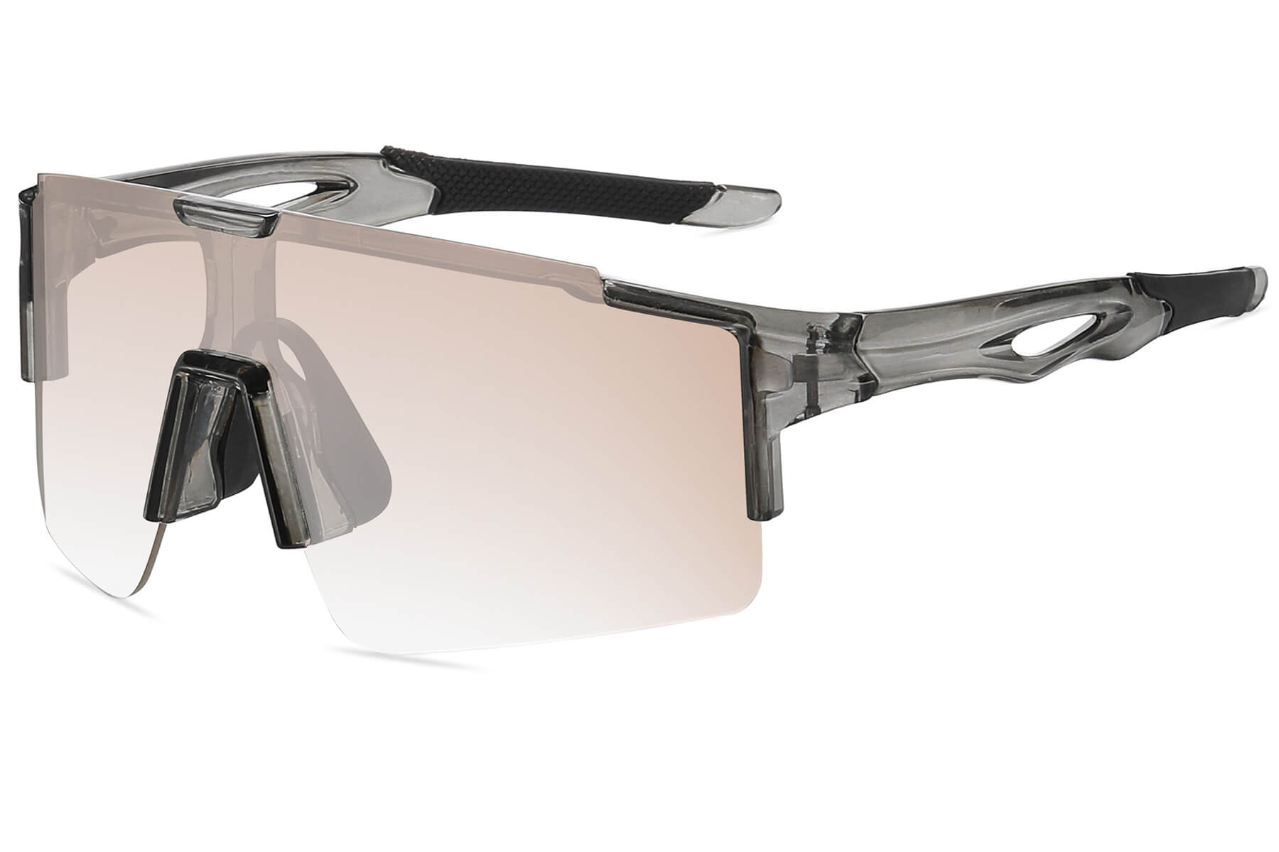 A006RV - Sport Shield Sunglasses (Enhanced Color Mirror)