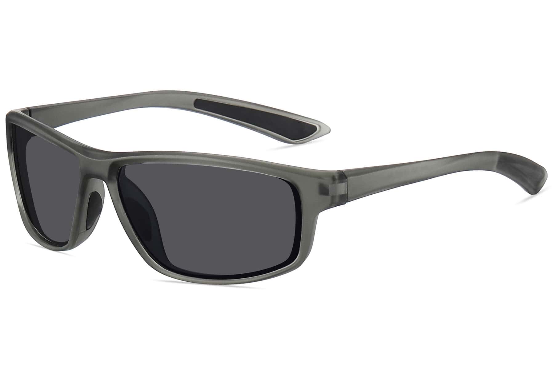 A007SD - Sport Wrap Sunglasses (Smoke)