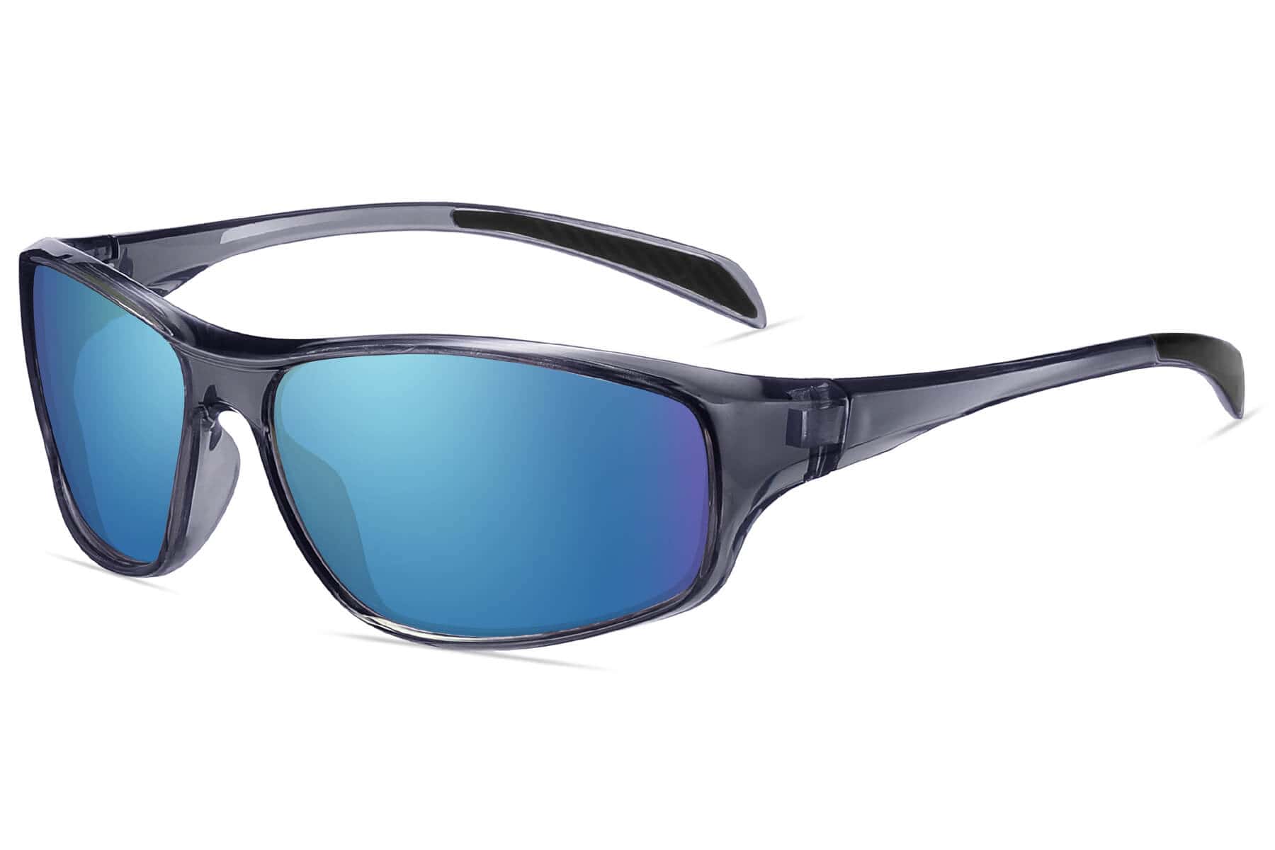 A008RV - Sport Wrap Sunglasses (Color Mirror)