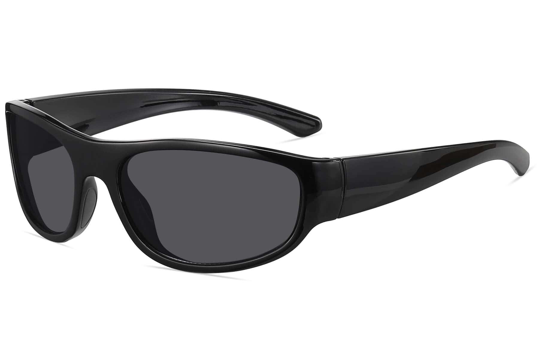 A010SD - Sport Wrap Sunglasses (Smoke)