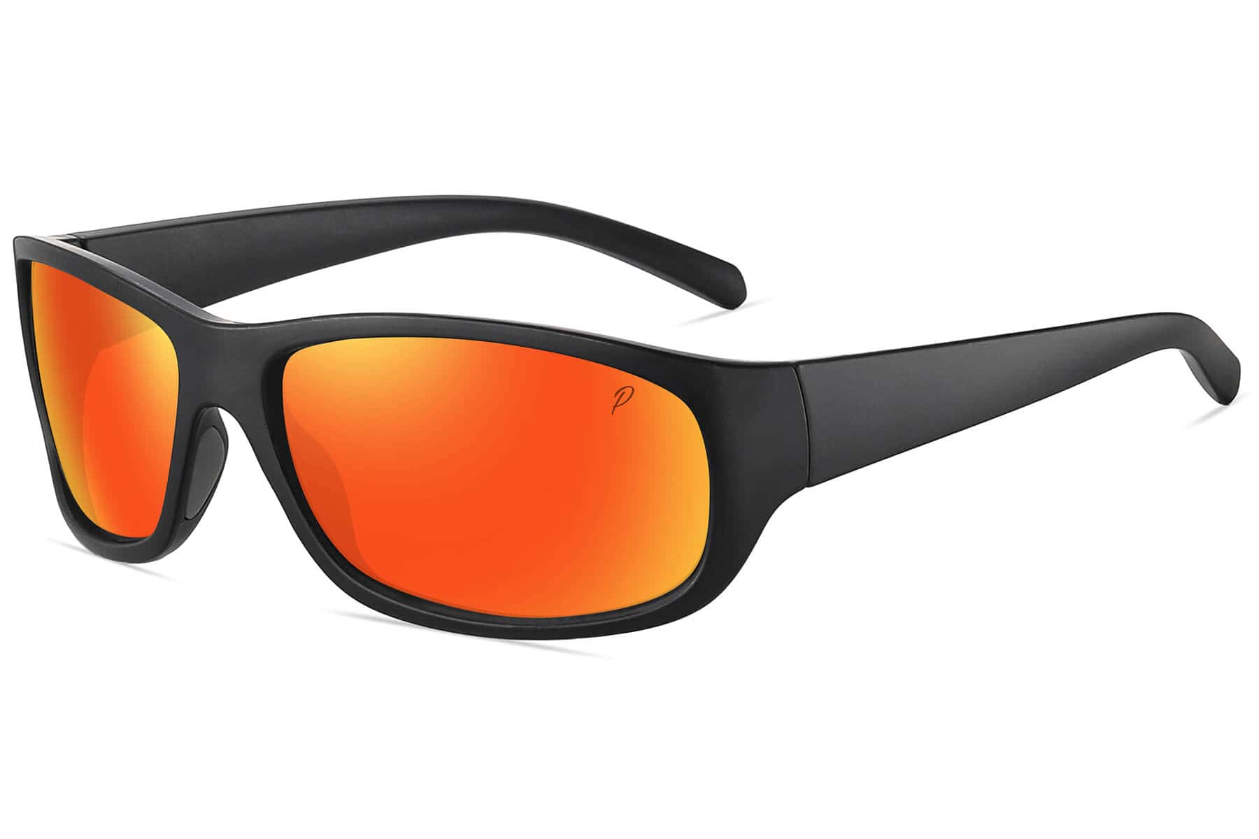 A011PRV - Sport Wrap Sunglasses (Polarized Color Mirror)