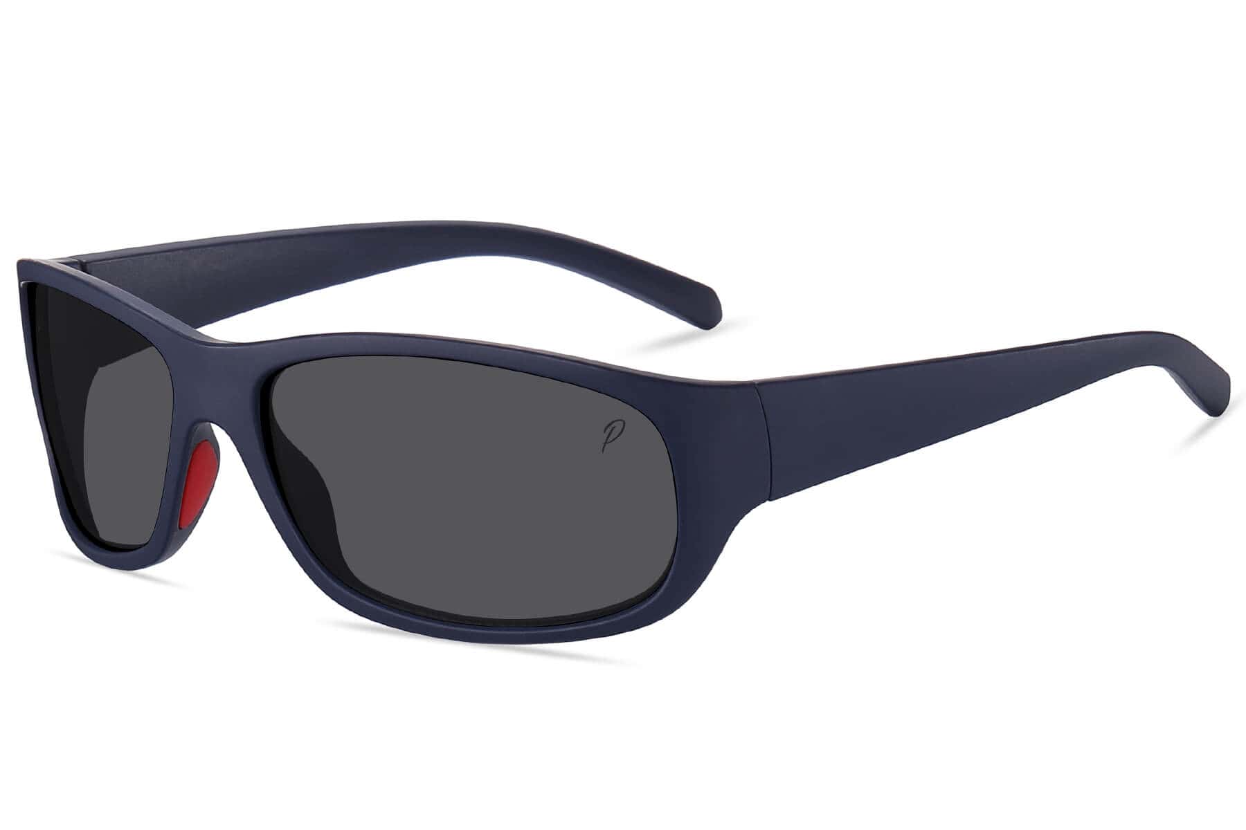 A011P - Polarized Sport Wrap Sunglasses (Smoke)