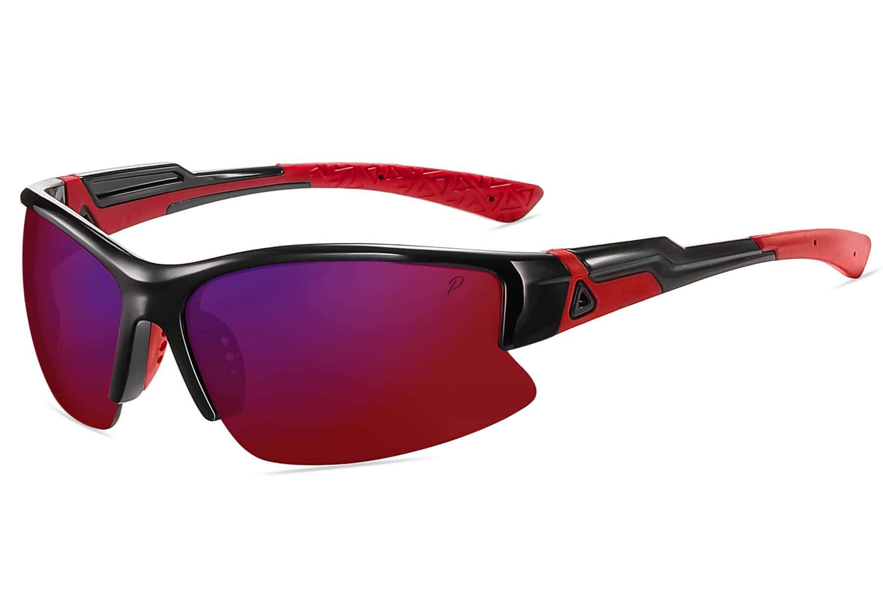 C455PRV - Polarized Color Mirrored Sport Sunglasses