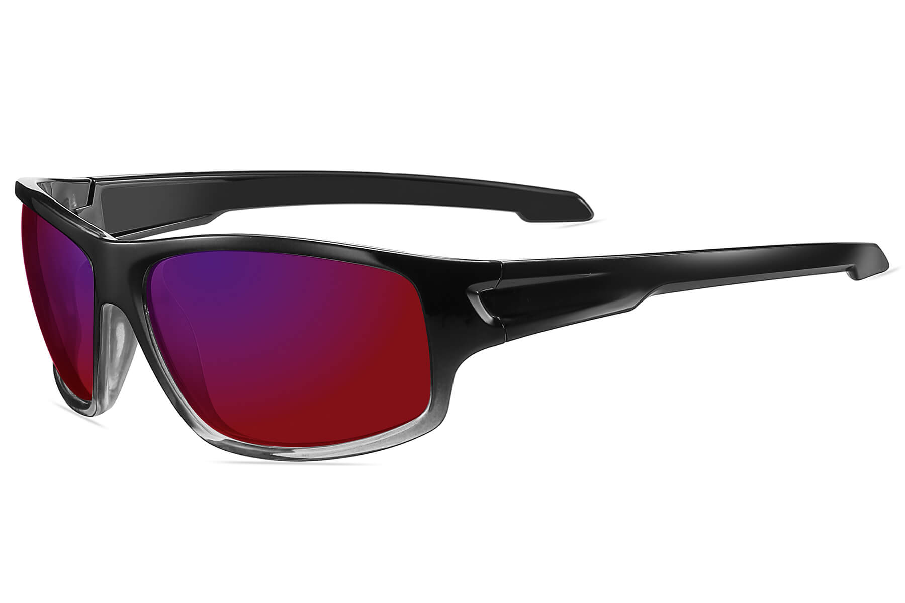 C551RV - Color Mirrored Sport Sunglasses