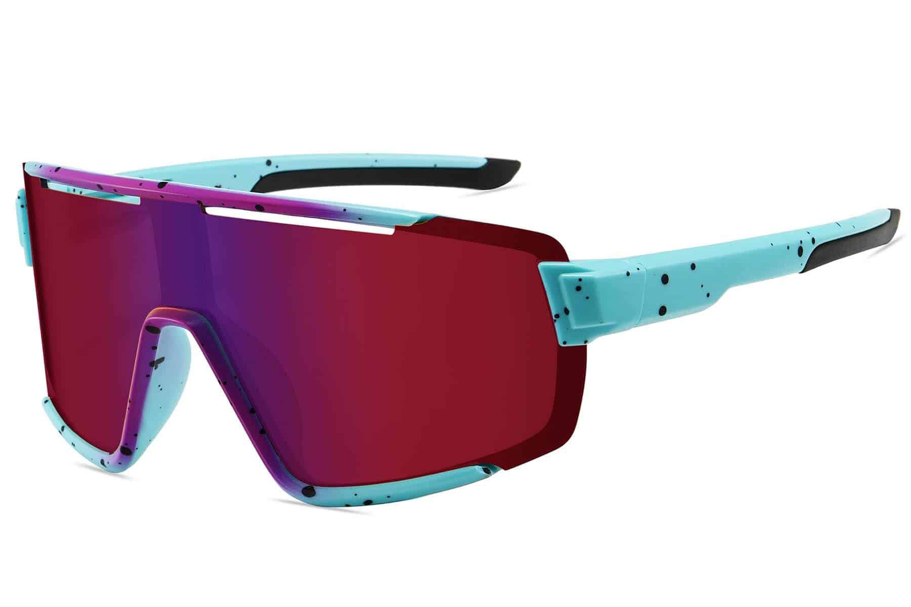 C577RV- Sport Shield Sunglasses w/ Premium Lens