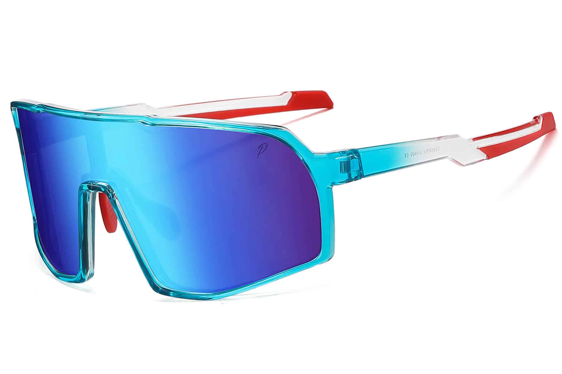 C585PRV - Polarized Sport Shield Sunglasses w/ Premium Lens