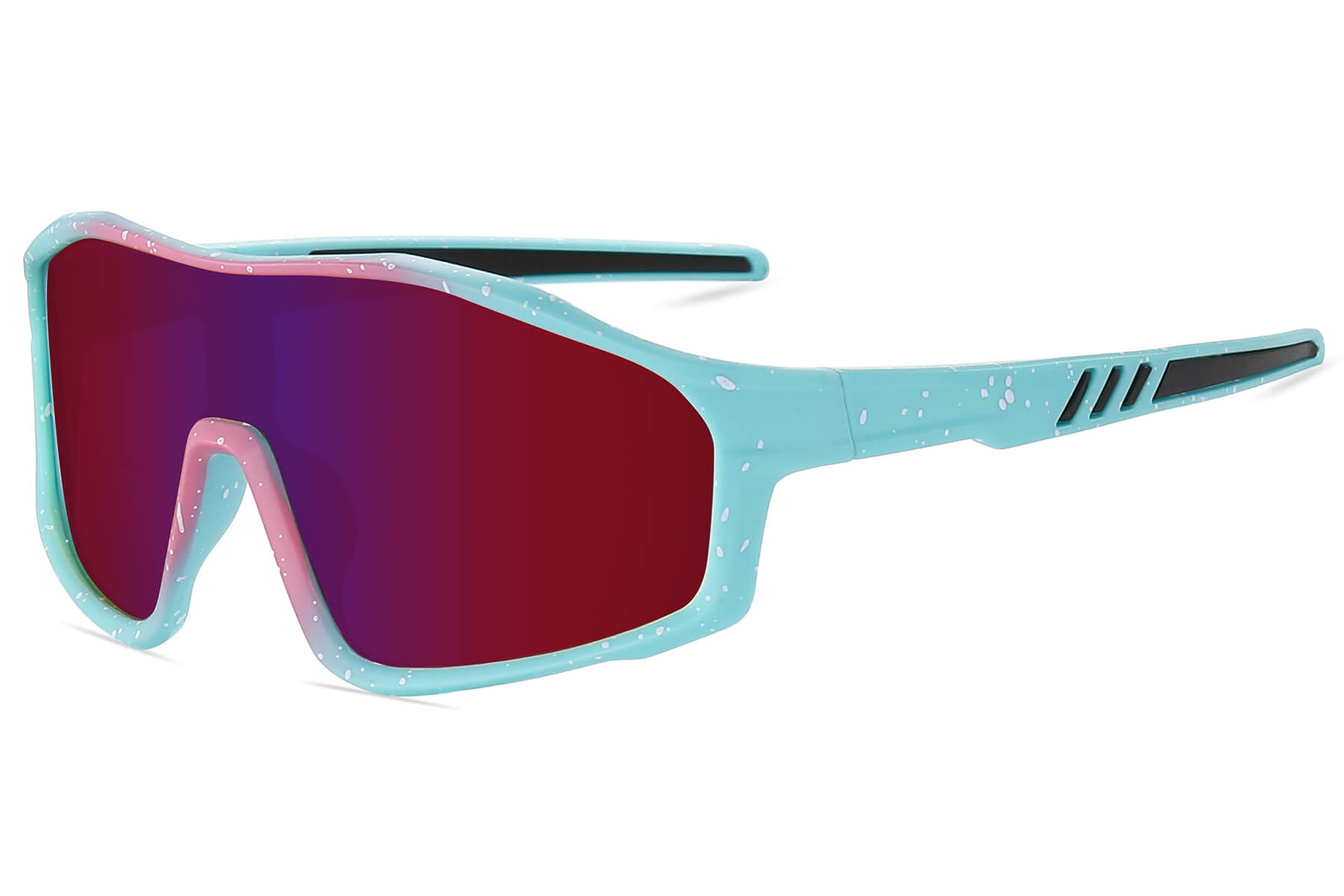 J042RV - Kids Shield Sunglasses (Color Mirror)