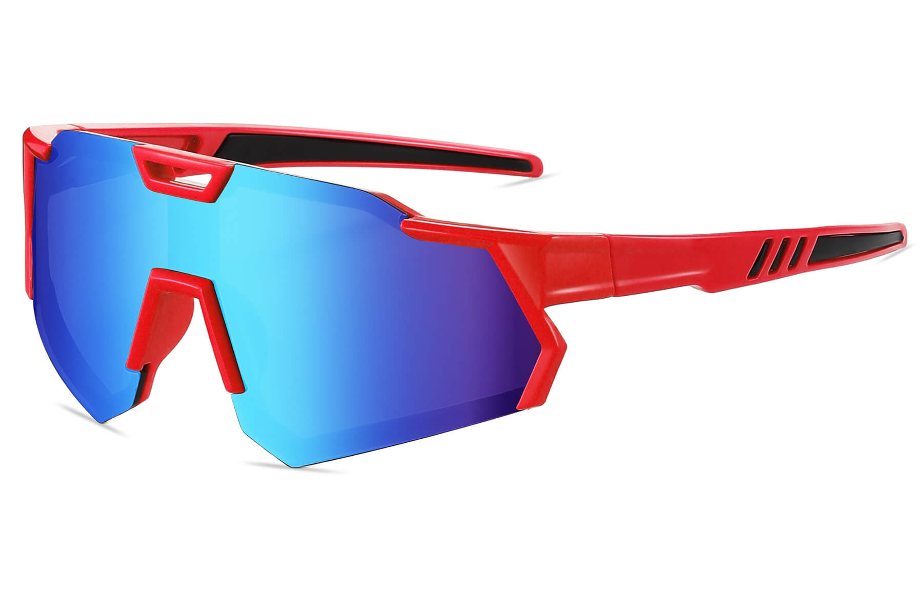 J043RV - Kids Shield Sunglasses (Color Mirror)