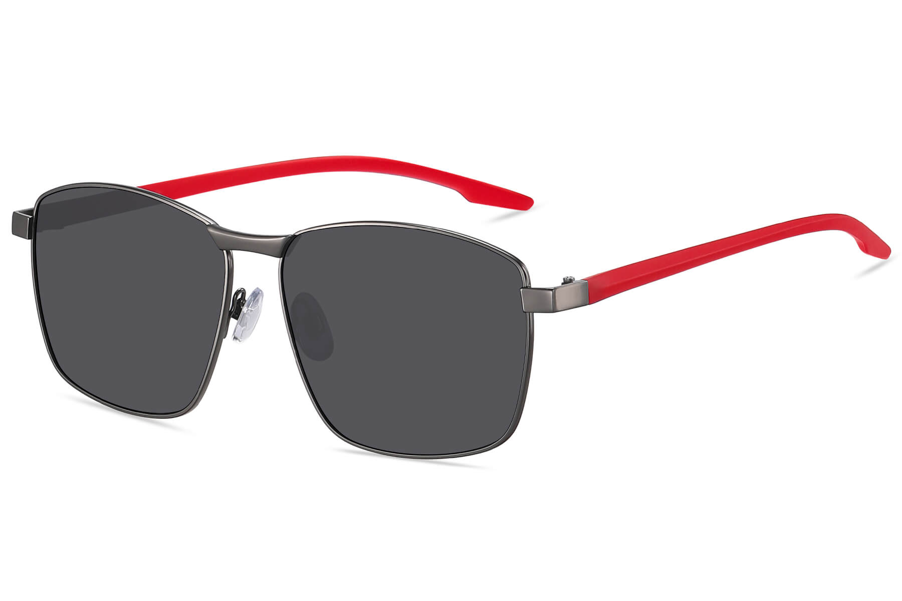 M009SD - Metal Sport Sunglasses (Smoke)