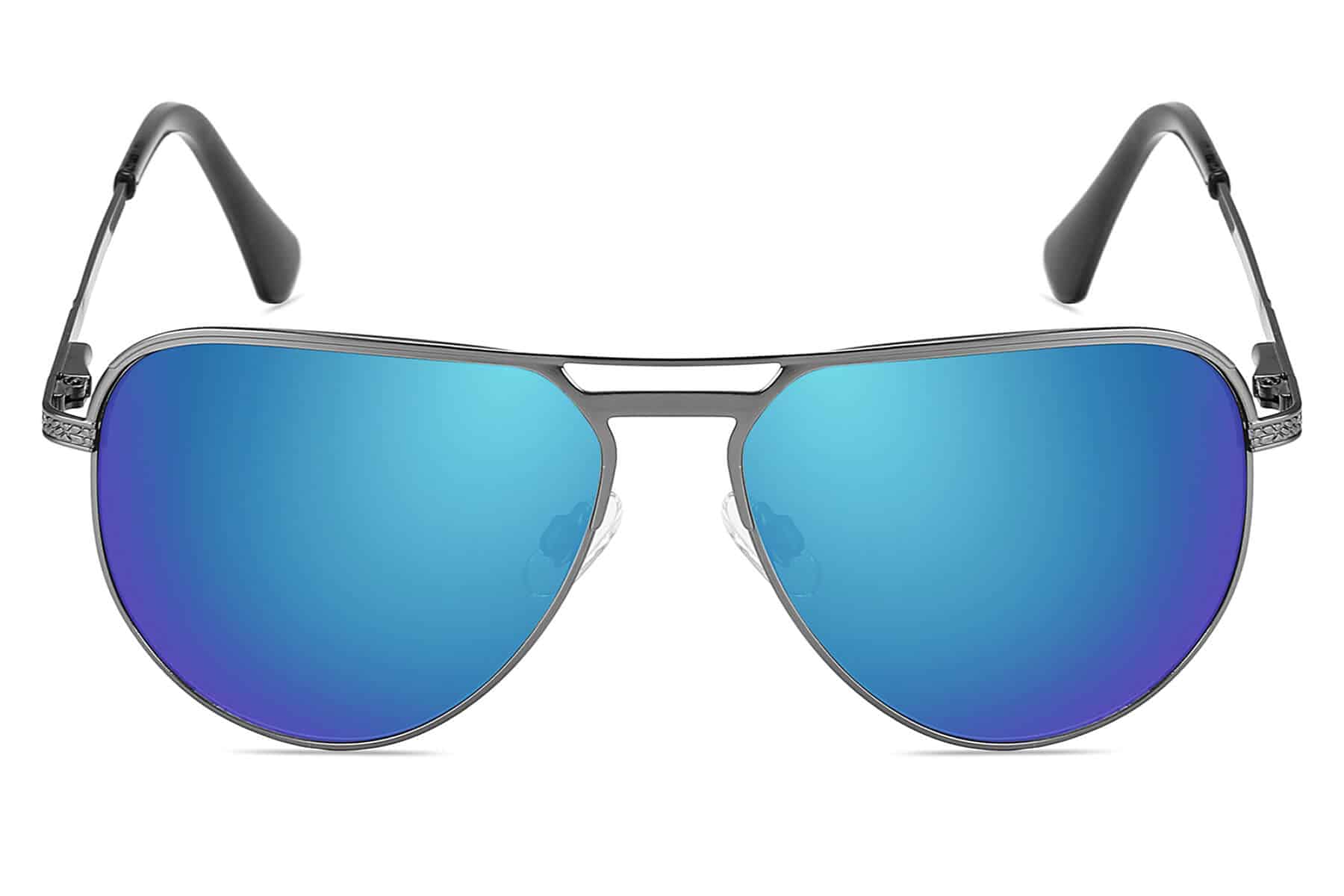 P492RV - Aviator Sunglasses w/ Color Mirrored Lens - Image 2