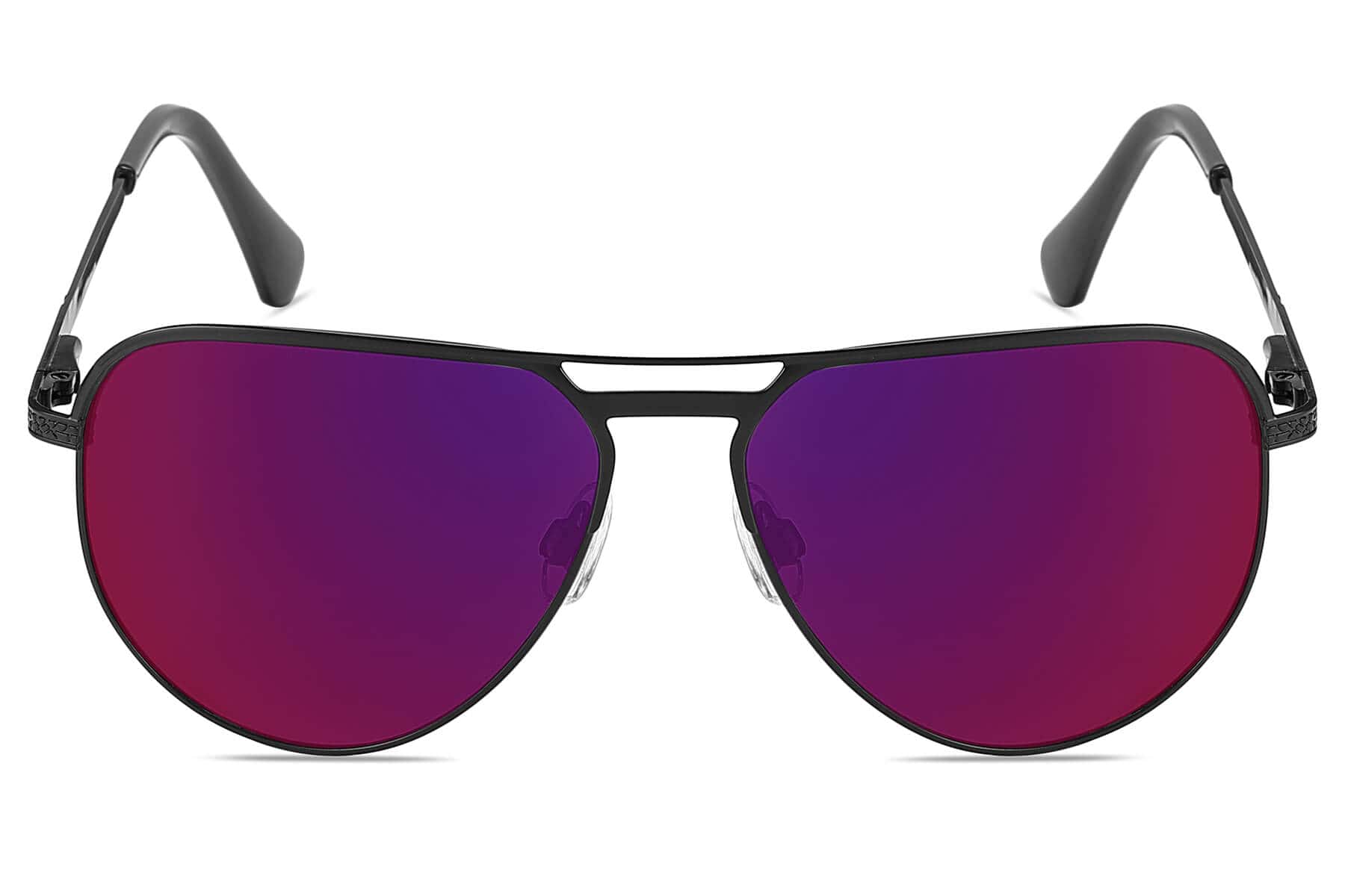 P492RV - Aviator Sunglasses w/ Color Mirrored Lens - Image 4