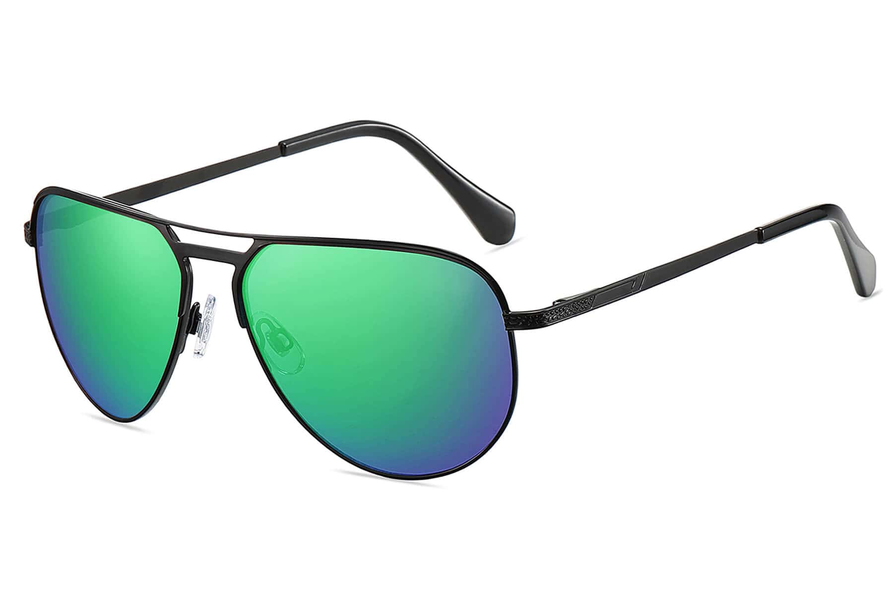 P492RV - Aviator Sunglasses w/ Color Mirrored Lens - Image 5