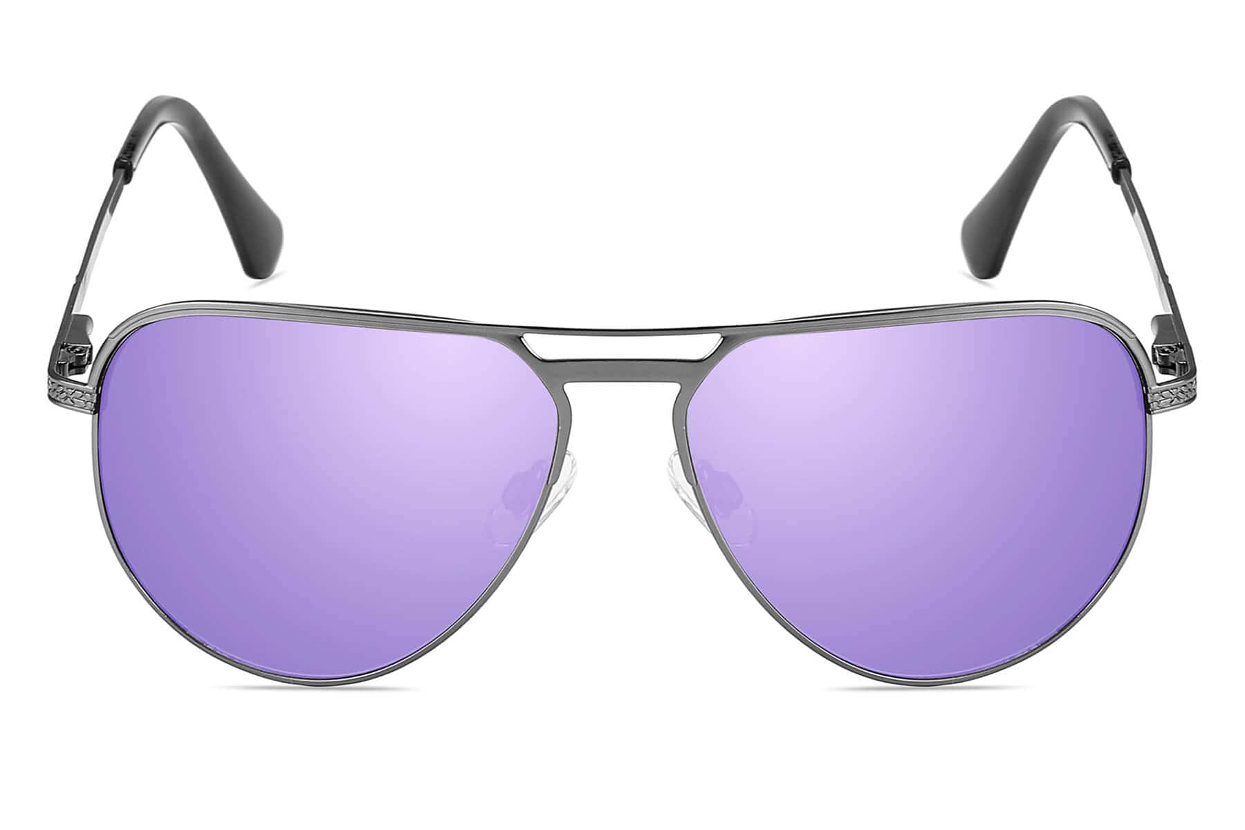 P492RV - Aviator Sunglasses w/ Color Mirrored Lens - Image 8
