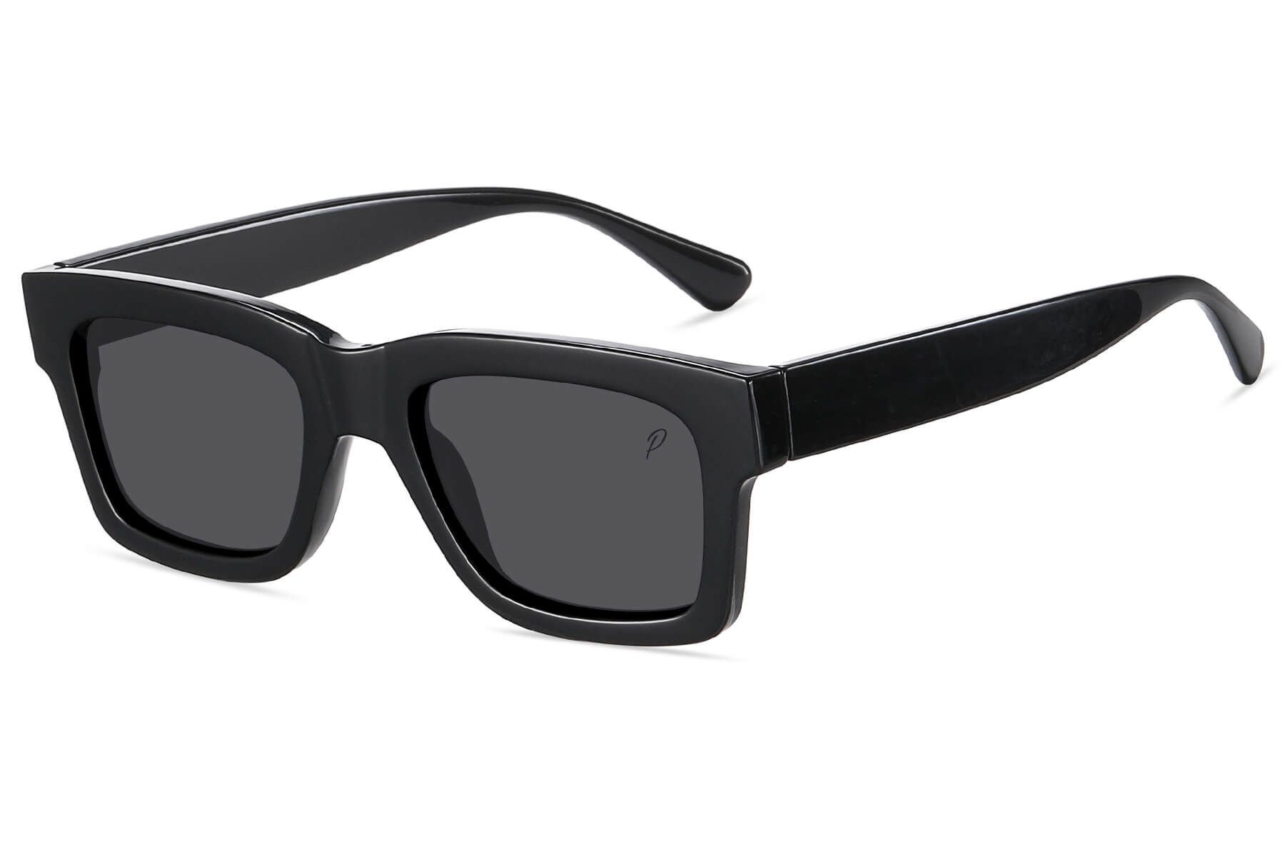 T004P - Polarized Trendy Fashion Sunglasses (Smoke)