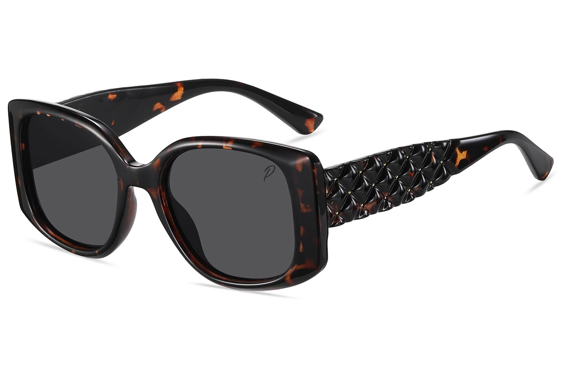 W005P - Large Oval Fashion Sunglasses (Polarized)