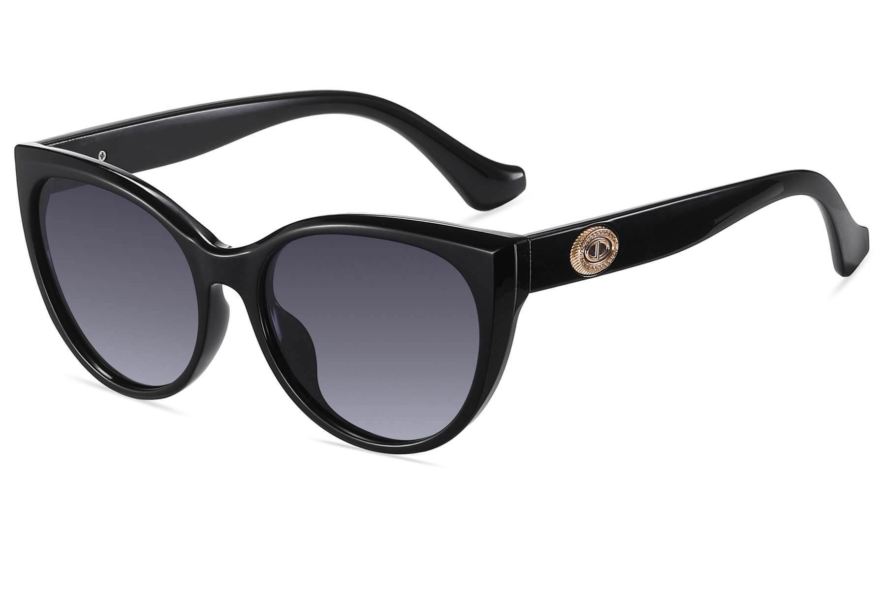 W009GR - Rounded Cat-Eye Fashion Sunglasses (Gradient)