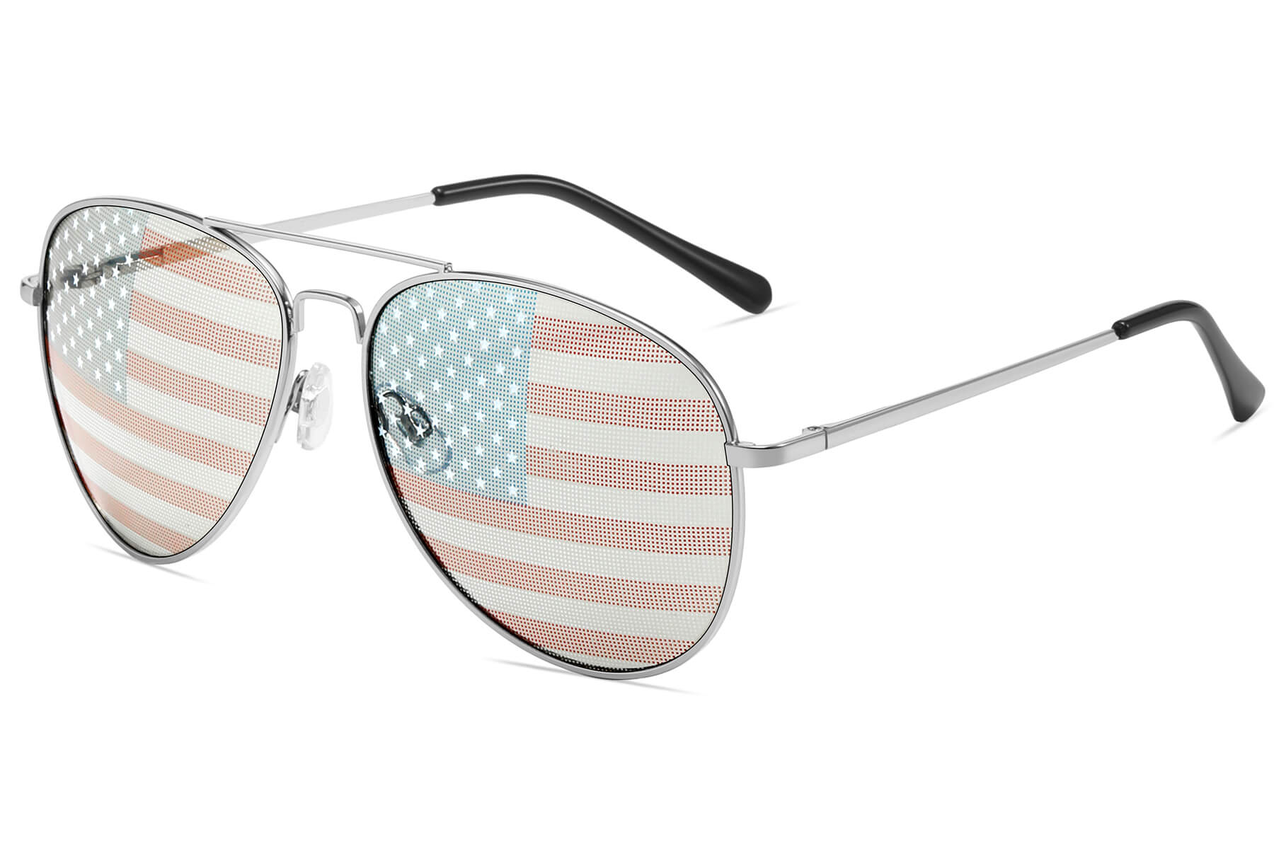 M010USA - USA Novelty Aviator Sunglasses