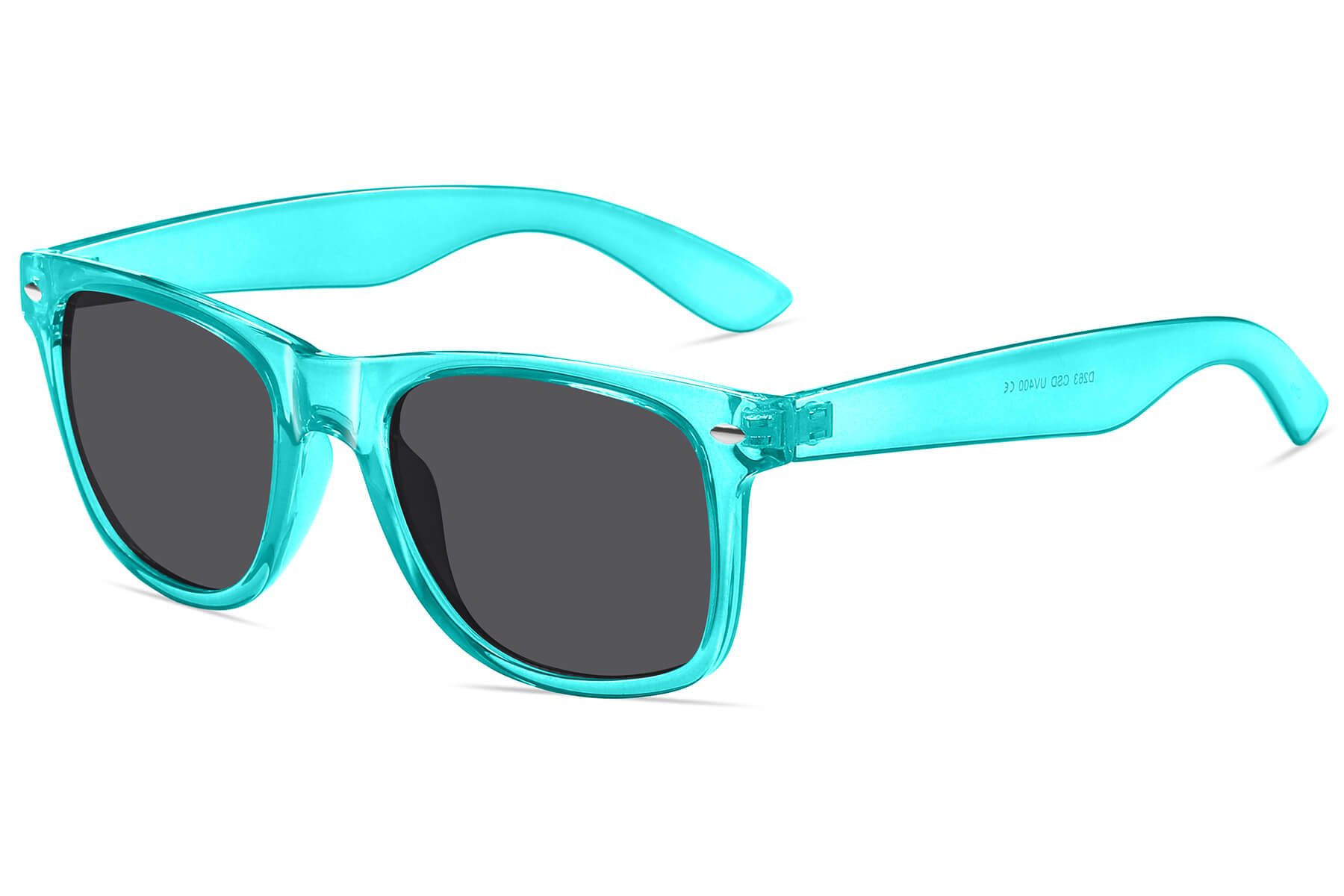 D263CSD - Classic Neon Crystal Sunglasses (Smoke)